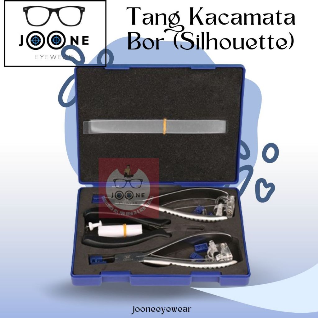 Tang Kacamata Bor Set Silhouette