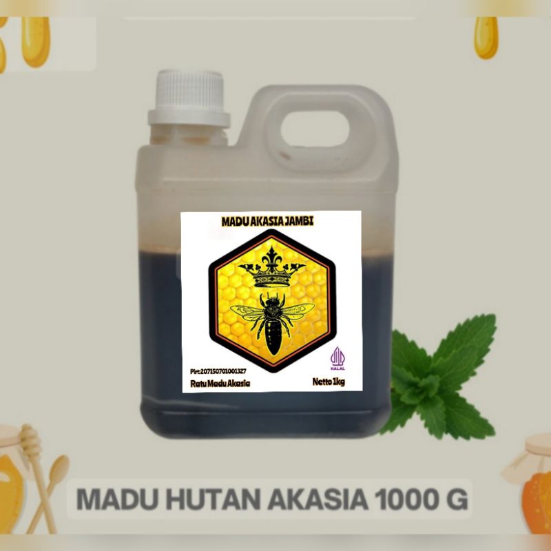 

Cv. Madu Akasia Madu Asli Hutan Akasia Murni 100% Full Nektar Tanpa Campuran 1 Kg Grade A Super / Madu Hutan Akasia Riau