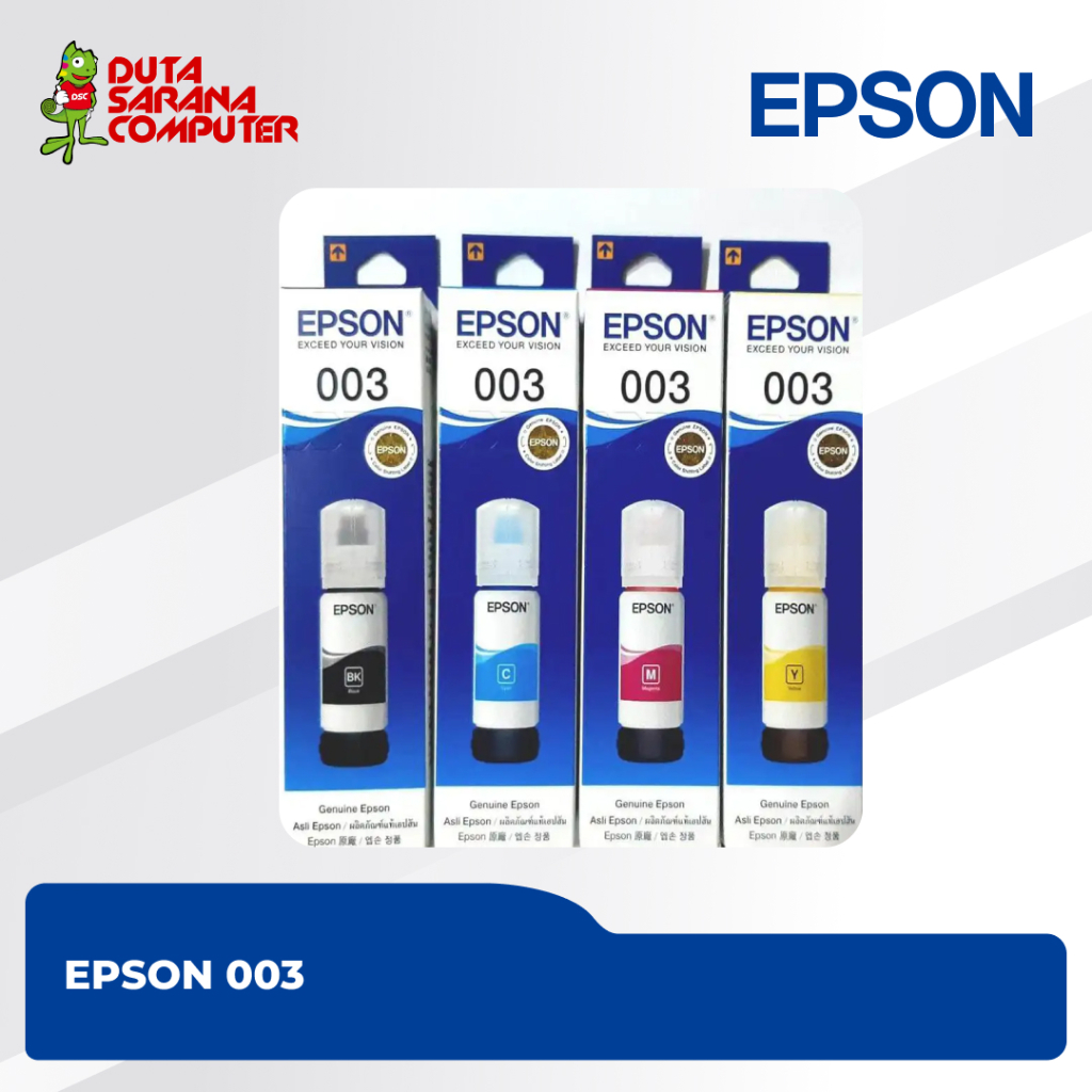 Tinta Epson 003 T003 L3110 L3150 L1110 L3101 L5190 Tinta Epson 100% Ori MURAH