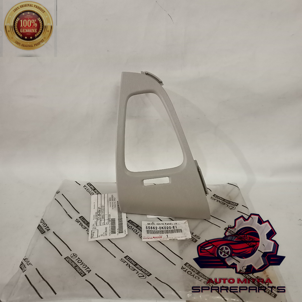 cover tutup kisi kisi ac depan kiri bezel instrumen panel innova 2008-2012 Original 55662-0K020-E1