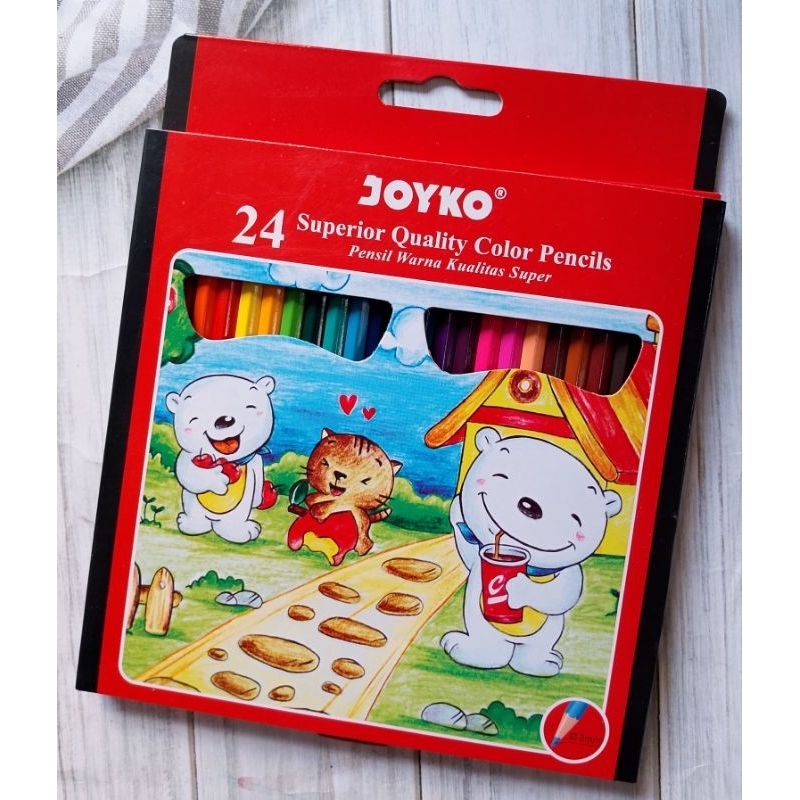 

PENSIL WARNA JOYKO CP-24PB 24 WARNA