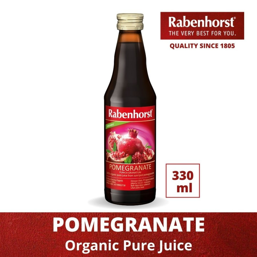 

Rabenhorst Organic Pomegranate Pure Juice 330 Ml
