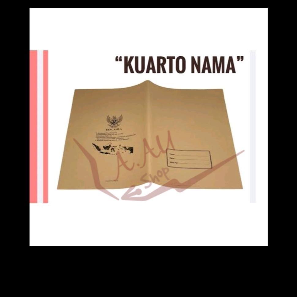 

Sampul Buku Coklat Nama Kwarto/ Sidu 20 Lembar