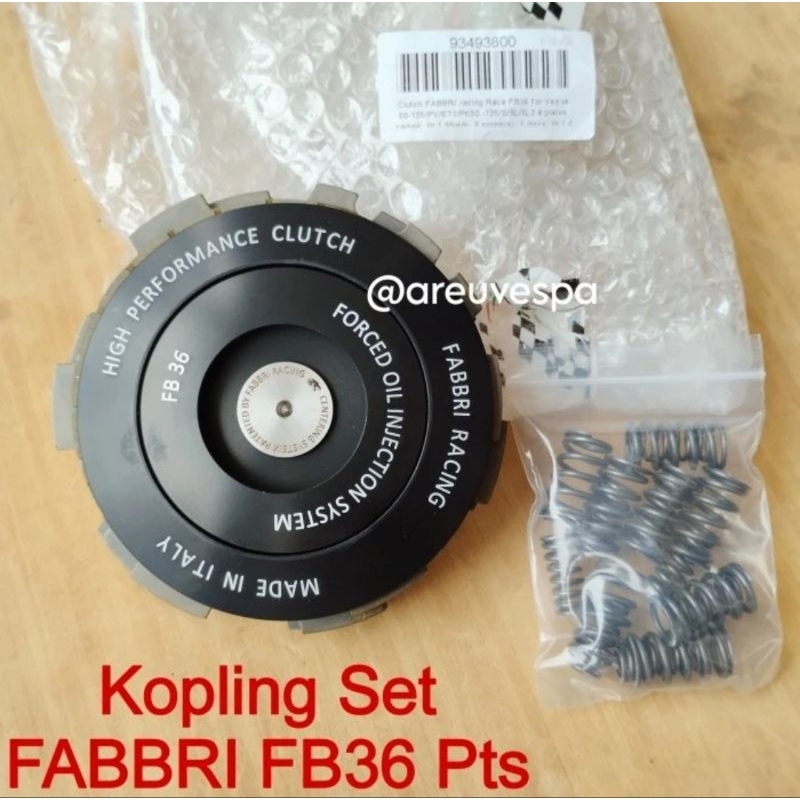 Kopling Racing Set Vespa Fabbri FB36 Original FABBRI Italy