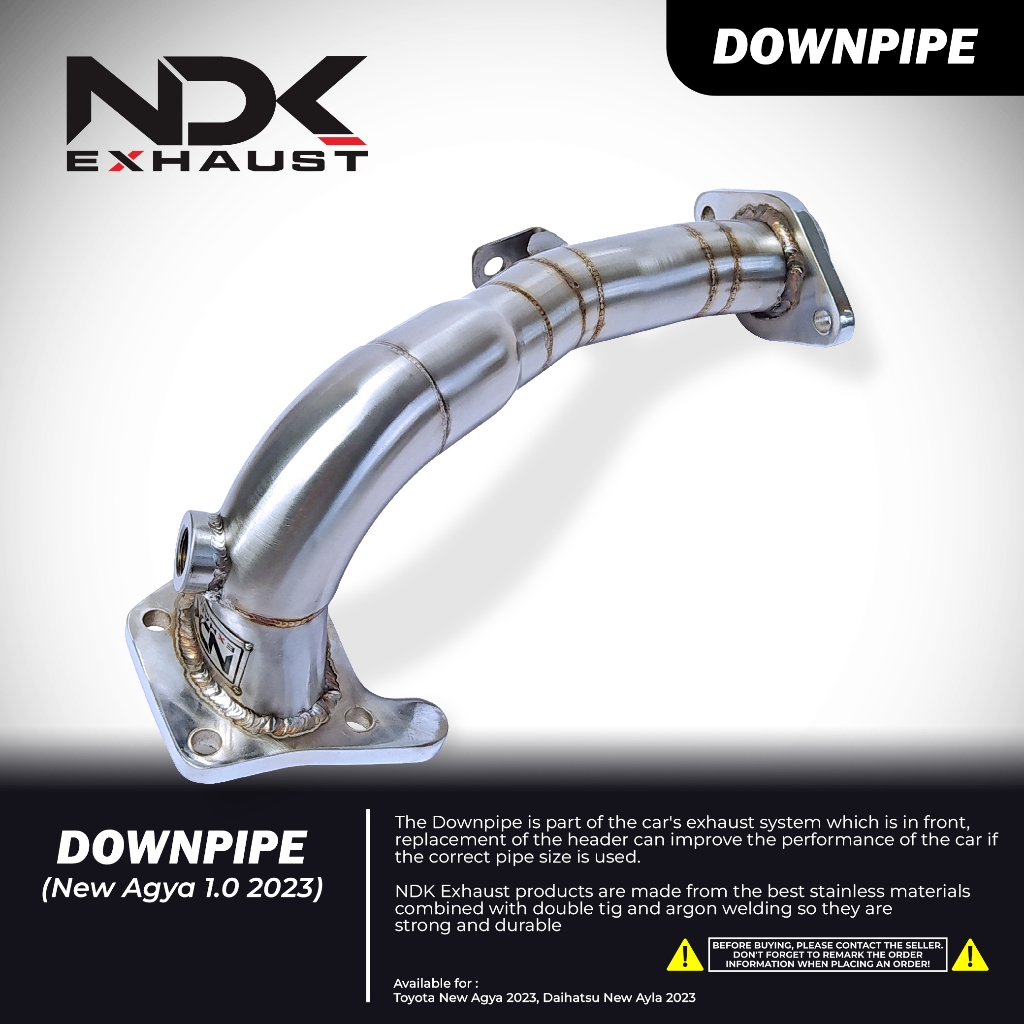 NDK DOWNPIPE RACING AGYA AYLA 1000CC NDK KNALPOT RACING MOBIL SEMUA AGYA AYLA 1000CC OLD/NEW PNP NDK