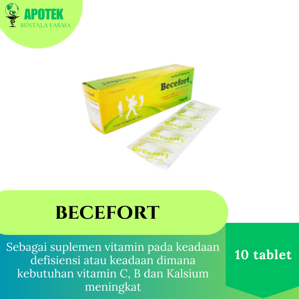 Becefort Suplemen Makanan isi 10 kaplet