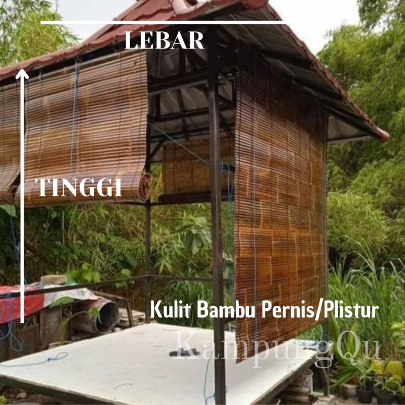 Tirai bambu Tinggi 150 x Lebar 150 / kerey bambu / kere / kerey / wide / wide bambu / Tirai Bambu Gu