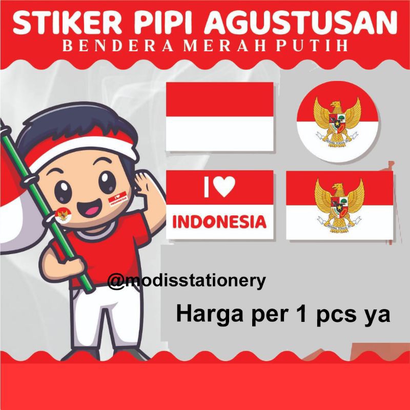 

stiker merah putih Garuda indonesia
