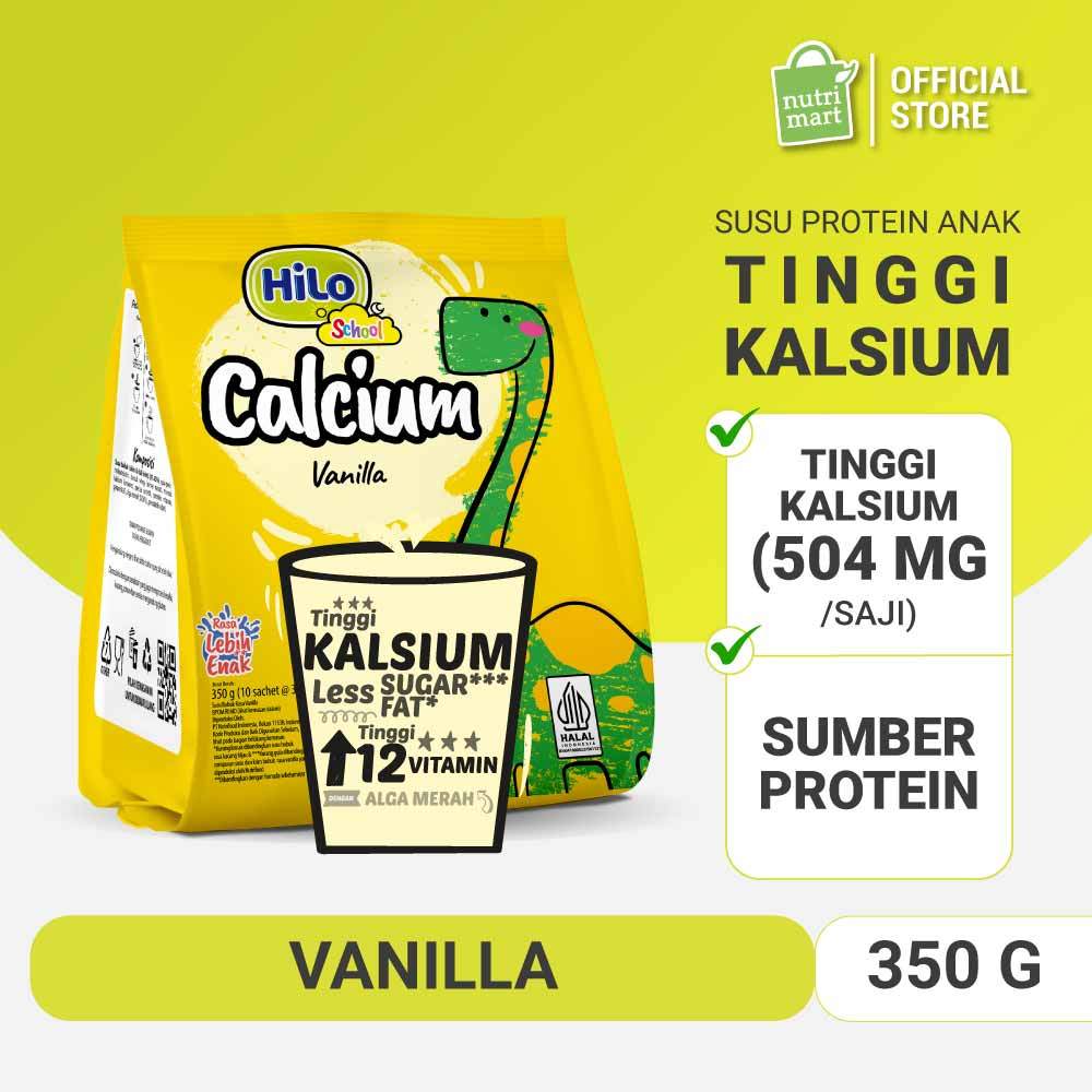 

HiLo School Susu Vanilla Gusset 350 gram (10 Sachet) - Susu Tinggi Kalsium
