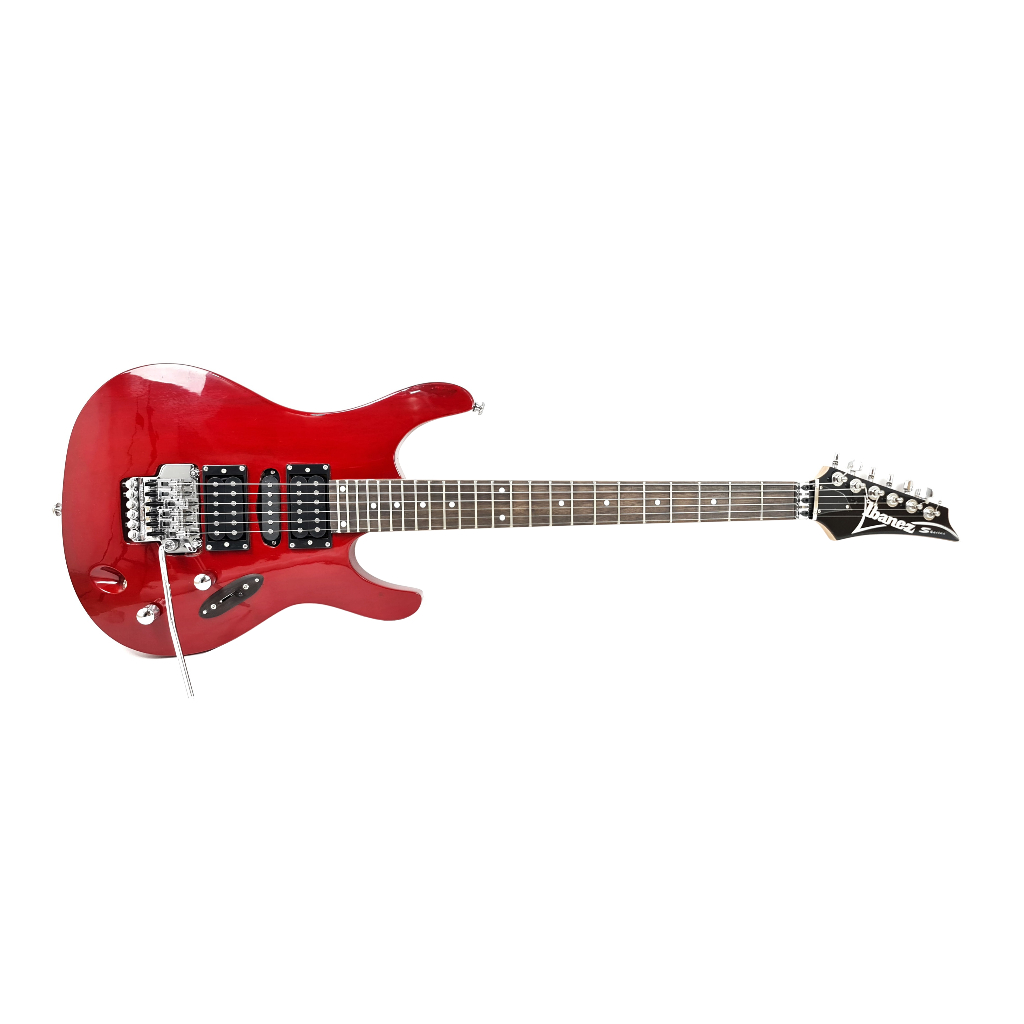 Gitar Elektrik Merk Ibanez Tipe S Series Warna Merah / Red Bonus Tas dan Kabel Jack Listrik Murah
