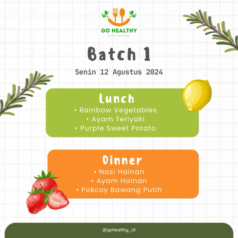 

Catering Diet Rendah Kalori