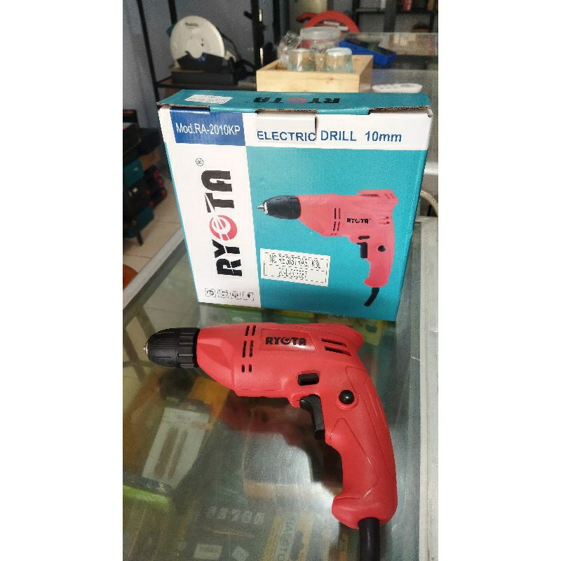 Bor Listrik merk JLD Tool 10mm bisa bolak-balik variable speed