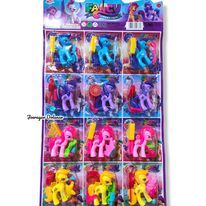 12pc Mainan Kuda poni/,mainan kuda poni mika MC512