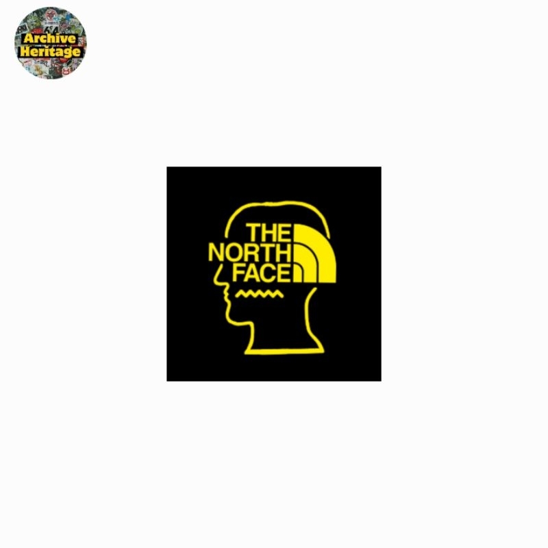 

sticker Brain dead x The North Face logo TNF brand clothing streetwear stiker