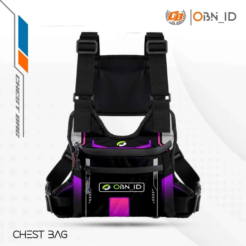 DISKON new rainbow chest rig bag tactical tas pelindung dada tas rompi pria keren murah tas terbaru