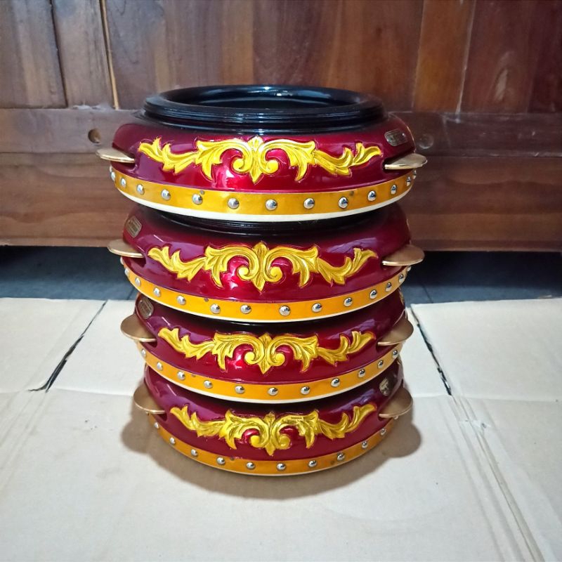 Rebana Hadroh  Ukir Jepara Ukuran 30 (4 pcs)