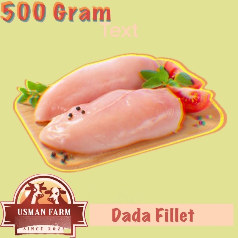 

daging ayam dada fillet tanpa kulit 500gram (PROMO!!!)