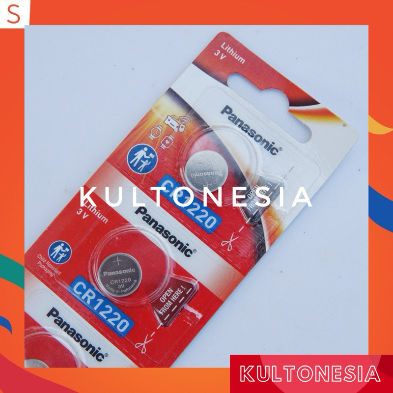 Panasonic CR 1220 3V Original baterai batre CR1220