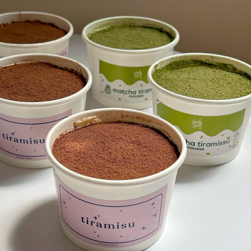 

Tiramisu Cup (Ori/Matcha) - Dapat 2 Cup