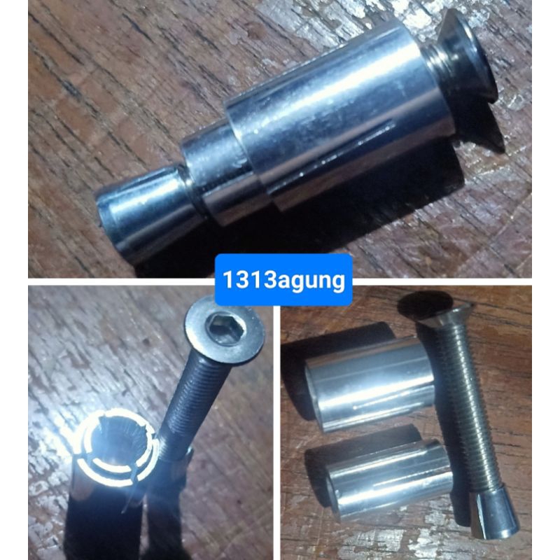 Adaptor Bos bosh Jalu stang handguard Proguard spion jalu Universal bajaj pulsar (harga 1buah) bisa 