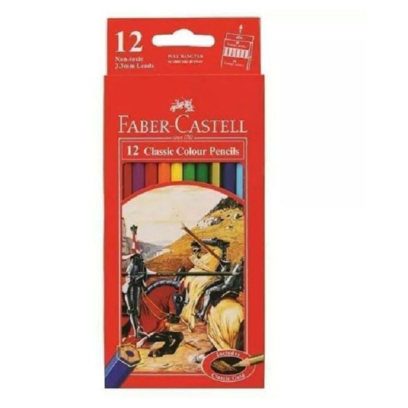 

Faber Castell 12 Classiec Colour Pen - Pensil Warna Faber Castell Ukuran Besar