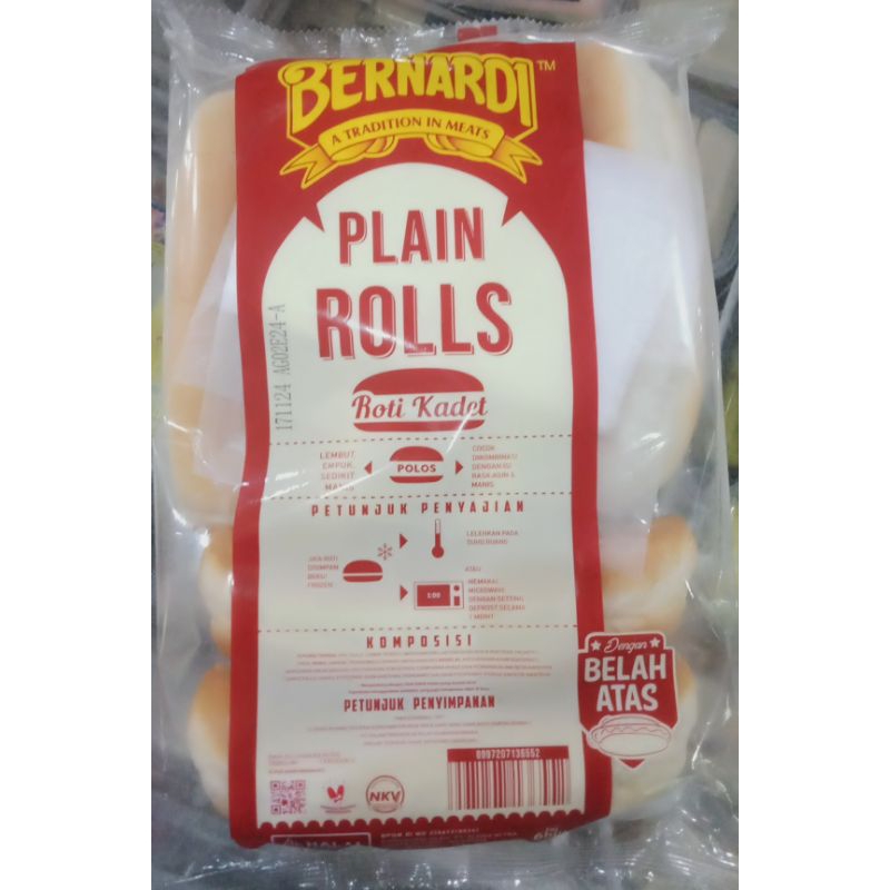 

Roti Hotdog Bernardi atau roti polos kandet