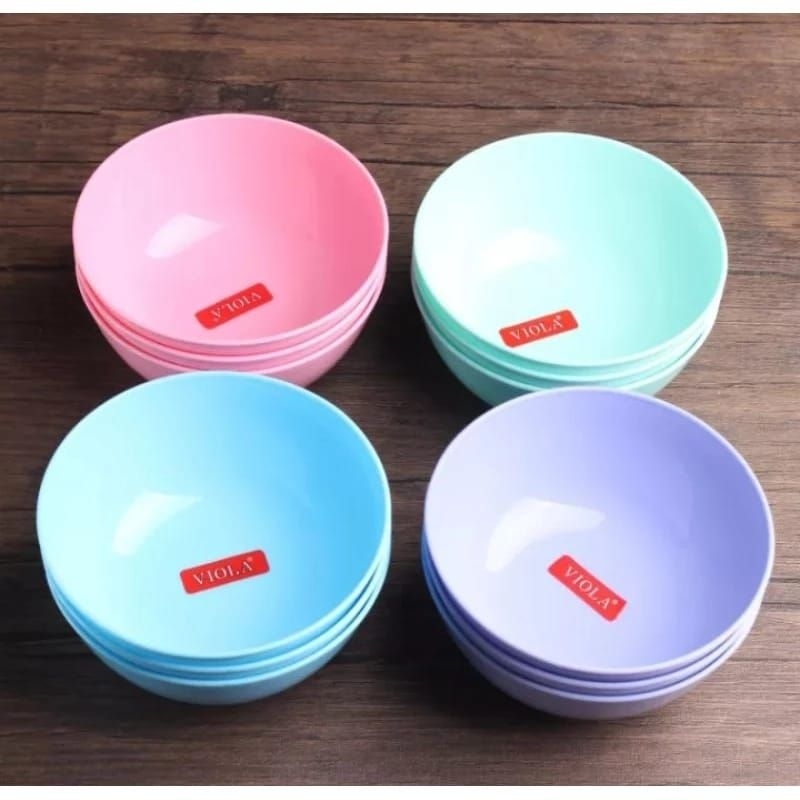 TIFANI VIOLA mangkok plastik mangkuk kobokan kecil