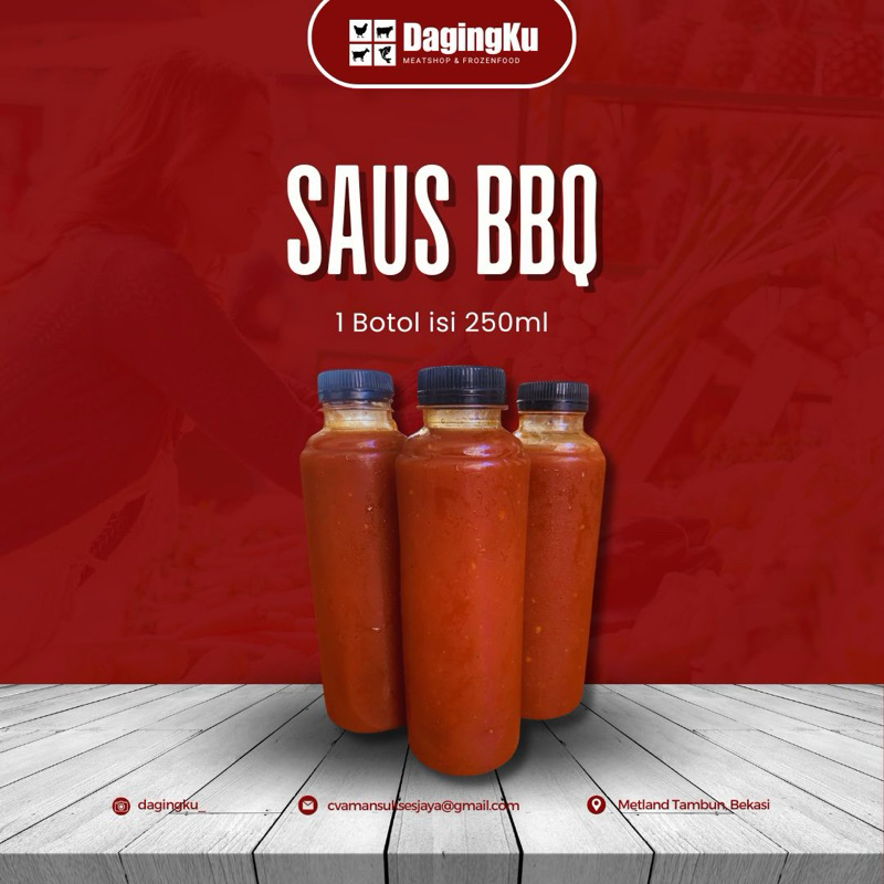 

Saus Barbeque Homemade 250Ml/Bbq Saus Homemade 250Ml -Halal