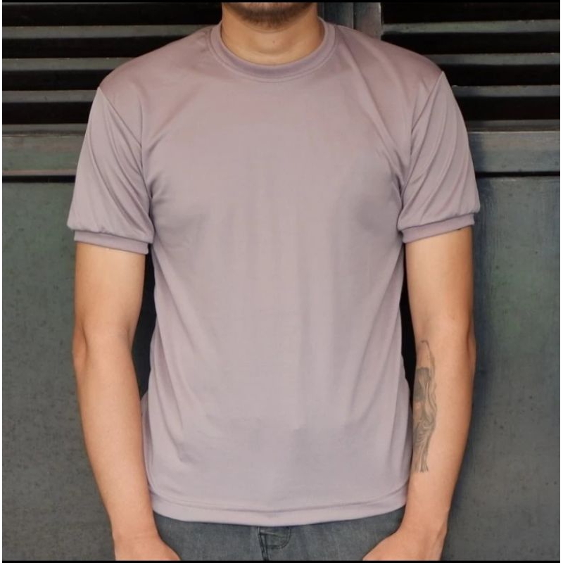 kaos Polos coklat Polisi -Kaos polos coklat Satpam tshirt