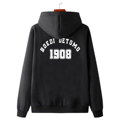 Jaket Hoodie Boedi Oetomo 1908 - BOEDOET | Hoodie Jumper & Ritsleting Bahan Cotton Fleece | Ready St