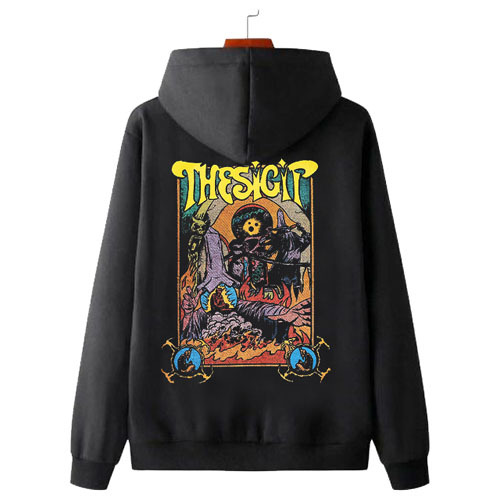 Jaket Hoodie Band The Sigit Same Mistake | Hoodie Jumper & Ritsleting Bahan Cotton Fleece | Ready St
