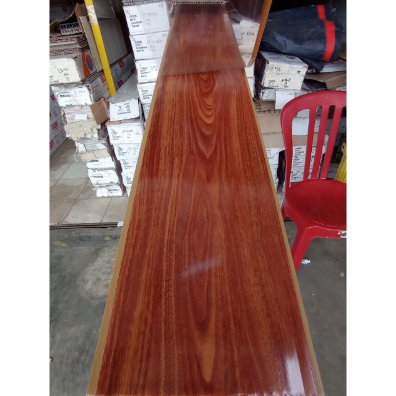 PLAFON PVC MOTIF KAYU GLOSSY TERMURAH