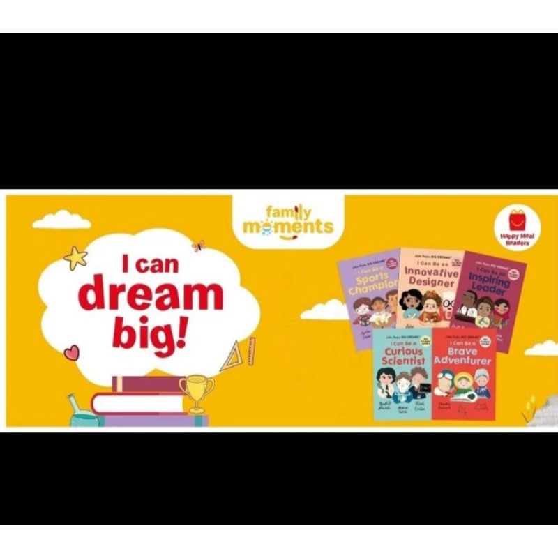 BUKU MCD MCDONALD'S HAPPY MEAL BOOK - LITTLE PEOPLE BIG DREAMS