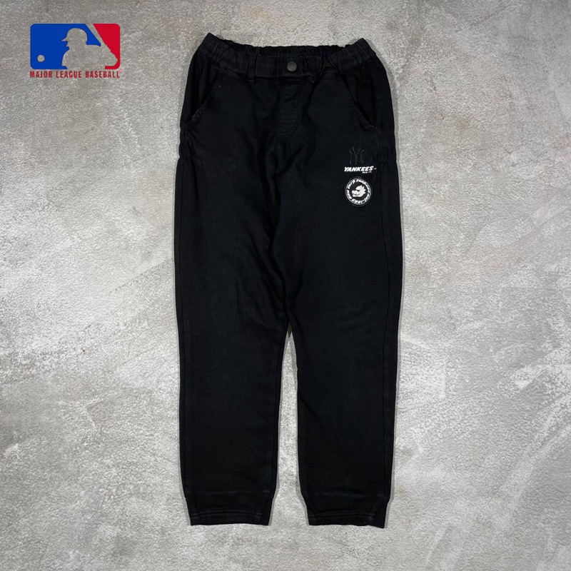 MLB YANKEES Black Jeans Mix Jogger Pants Original (A39.73)