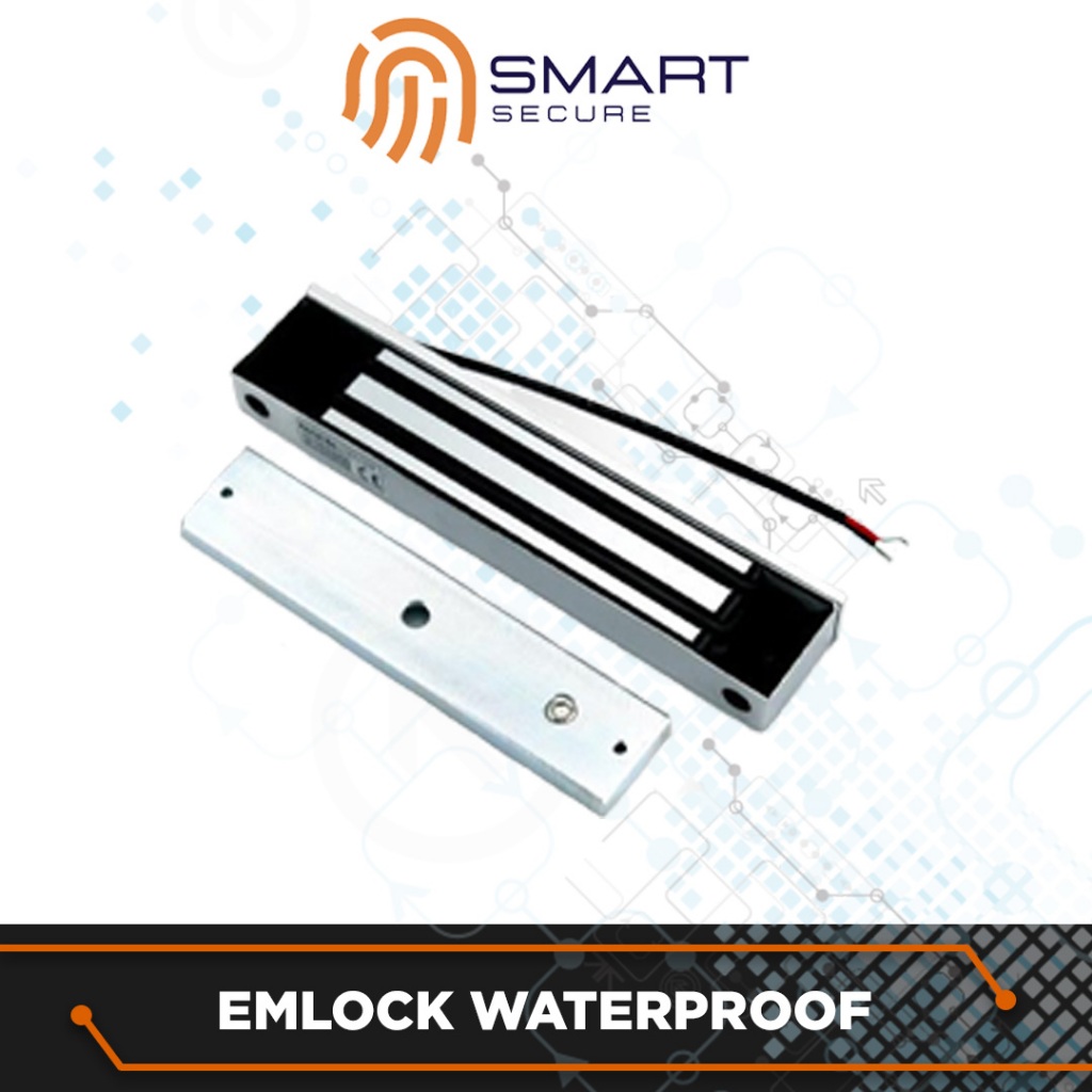 SMART SECURE Emlock Waterproof 600lbs Magnetic Lock Waterproof Door Lock Outdoor