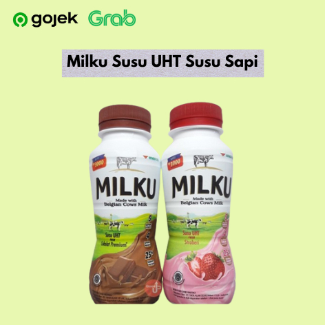 

Susu Milku - Susu Sapi Rasa Original, Stroberi Dan Coklat 200 Ml - 12 Pcs