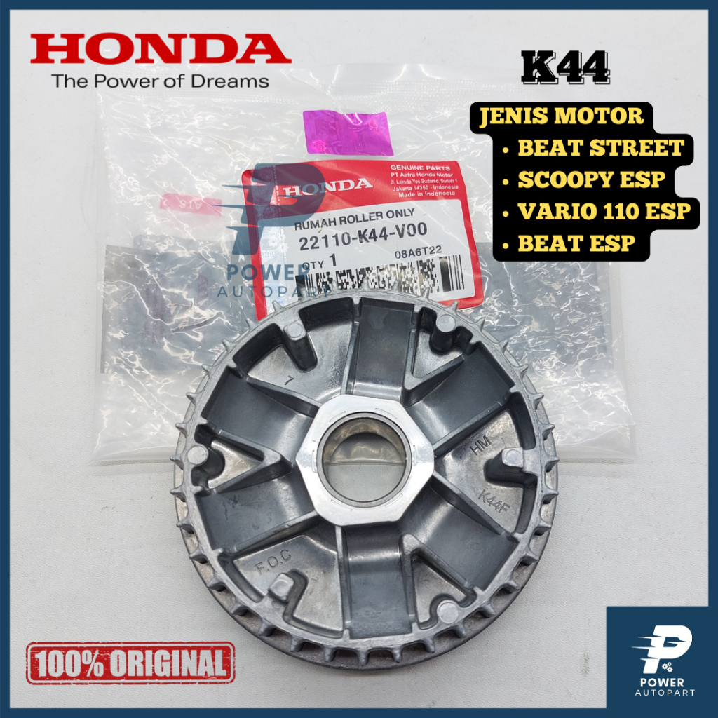 RUMAH ROLLER HONDA BEAT ESP, SCOOPY ESP, VARIO 110 FI ESP, BEAT STREET KUALITAS ORIGINAL - RUMAH K44