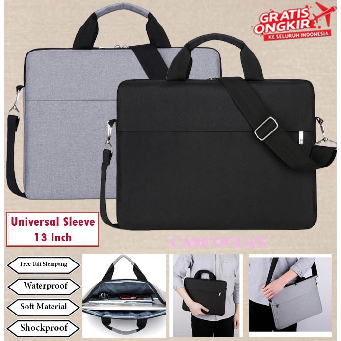 Lenovo Yoga Duet 7i 13 Sleeve Case Pouch Cover Nylon Handle Bag Tas Clutch Anti Air Kuat Free Tali S