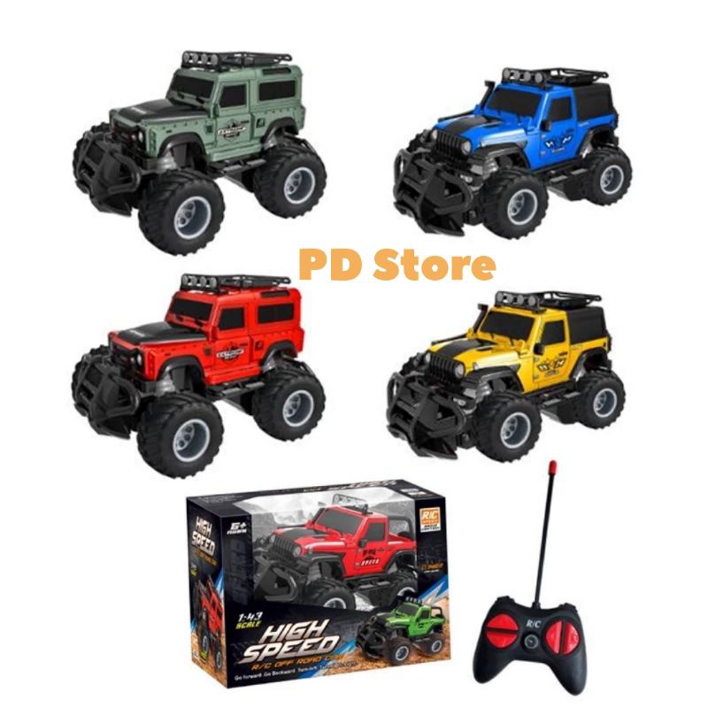 Mainan Mobil Remot Off Road / Mobil Remote Control Jeep Off Road Murah
