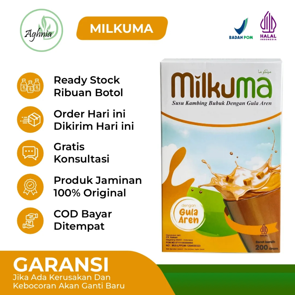 

(% ) Susu Kambing Etawa Premium - Susu Kambing Etawa Bubuk Milkuma Terbaik Dengan Campuran Gula Aren
