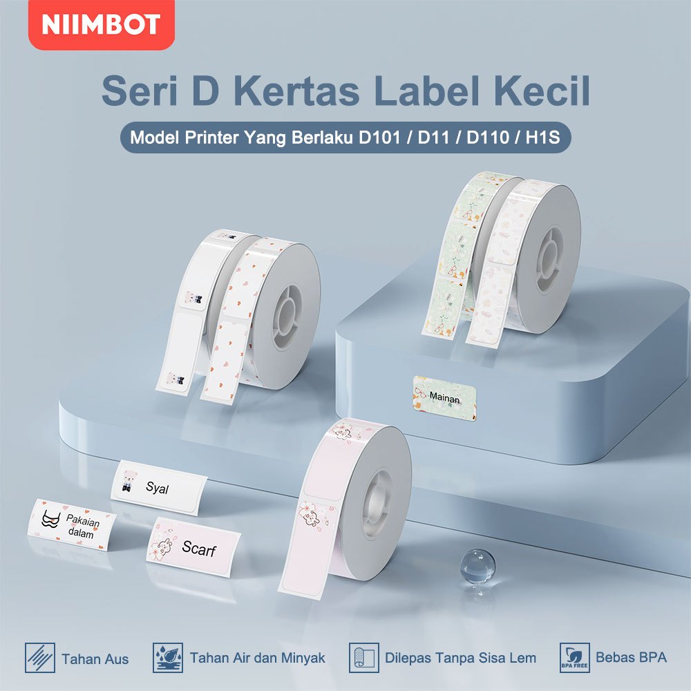 

NIIMBOT D11/D110/D101 Kertas Label Pola Kartun, Cetak Label Harga, Ukuran, dan Nama