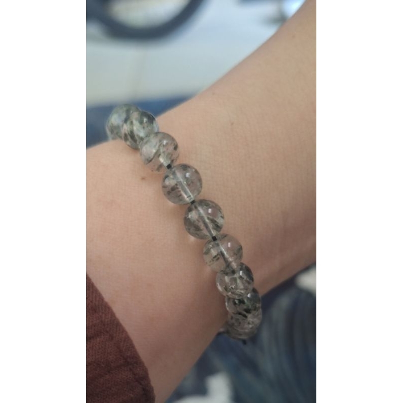 gelang batu kristal mica ori