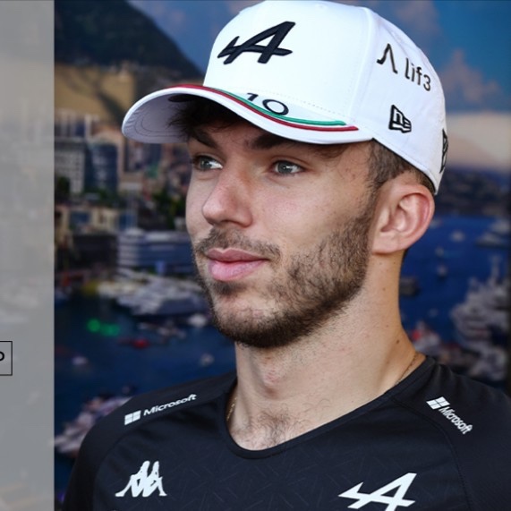 Alpine F1 2023 Pierre Gasly Monza Italy GP 9FIFTY Driver Cap. Topi Unisex Pria Wanita