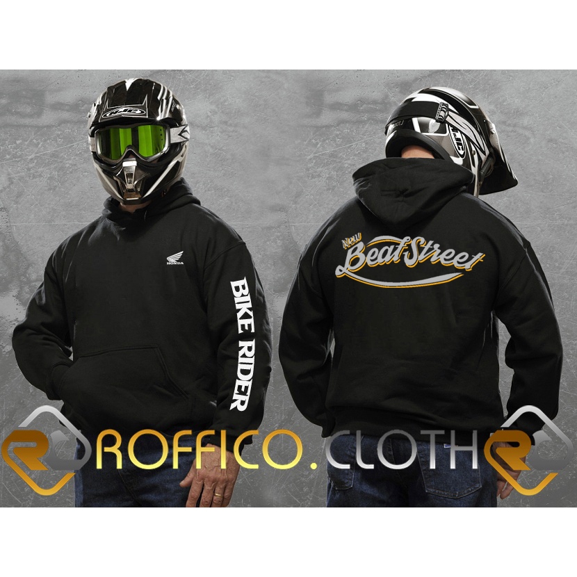 JAKET HOODIE BIKE RIDER HONDA NEW BEAT STREET / HONDA BEAT ABS CBS