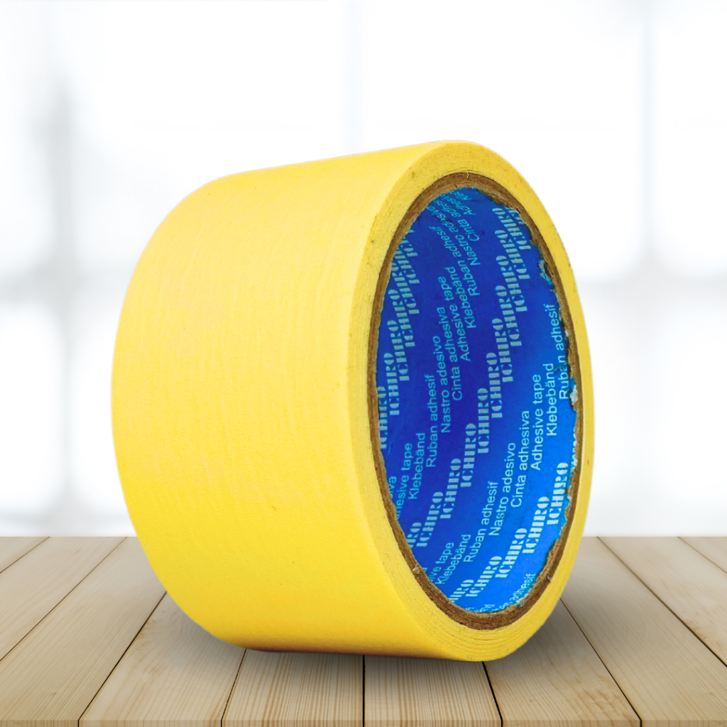 

2 inchi (48mm) x 15 Masking tape lakban kertas isolasi kertas termurah terbaik ICHIRO tape