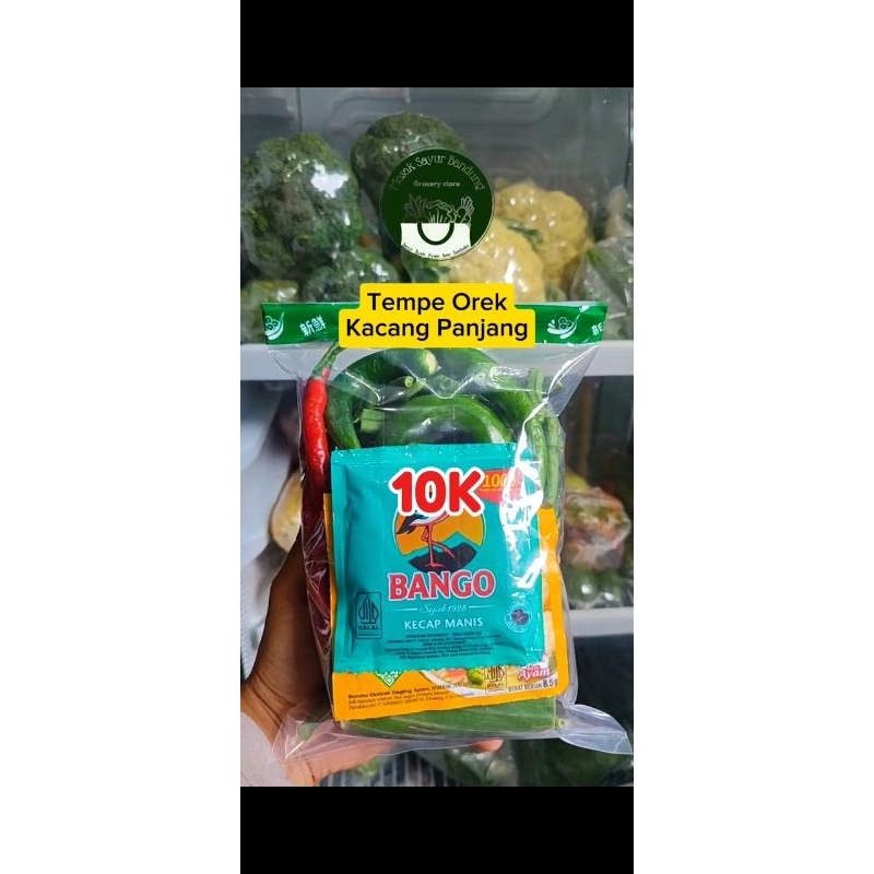 

Paket Sayur Siap Masak Tempe Orek Kacang Panjang