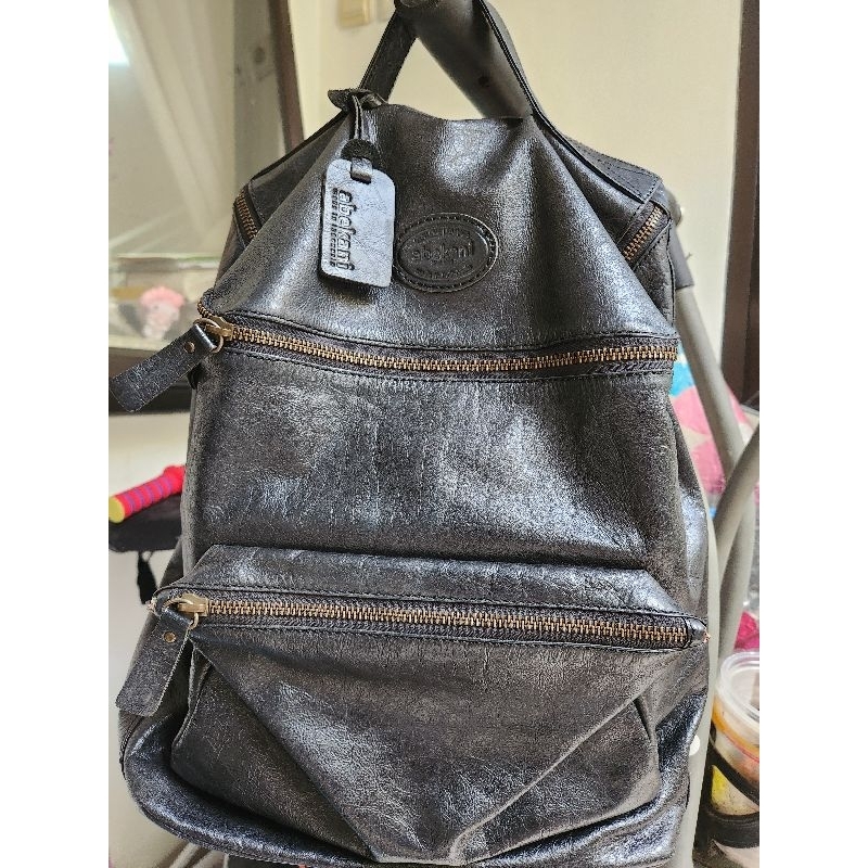 Ransel Abekani BP05 Large Backpack Kulit Asli Kulas