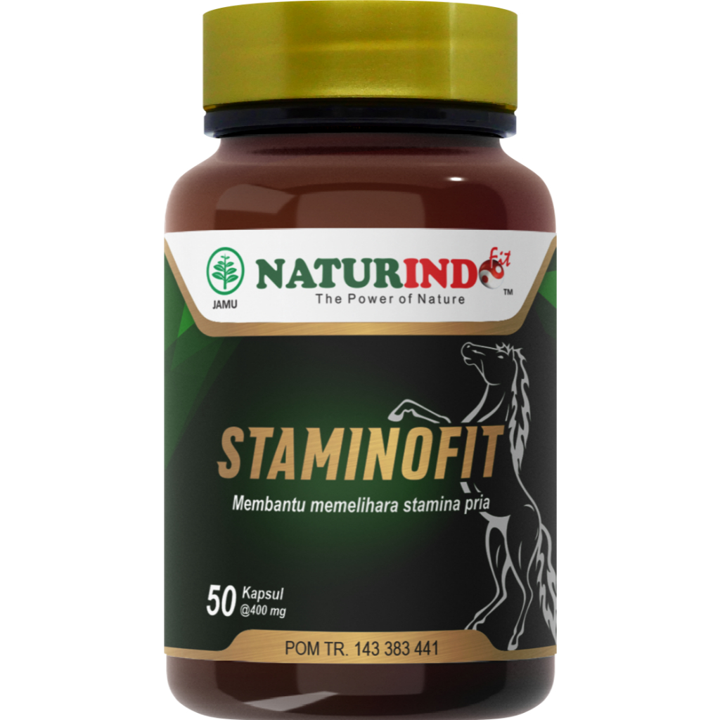 Kapsul Staminofit Naturindo Original Membantu Meningkatkan Stamina Pria