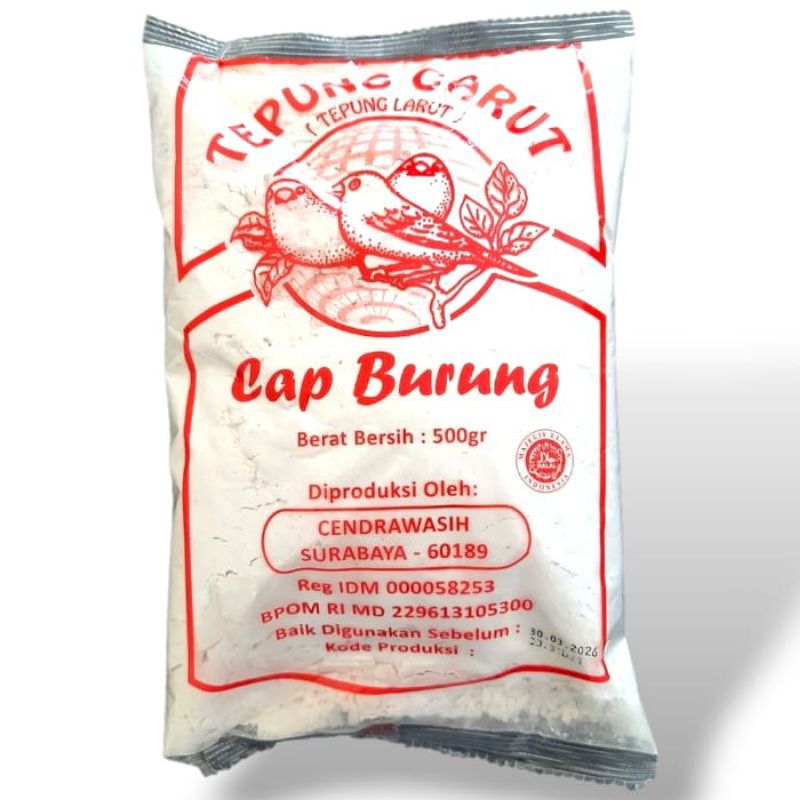 

TEPUNG GARUT CAP BURUNG 500GR
