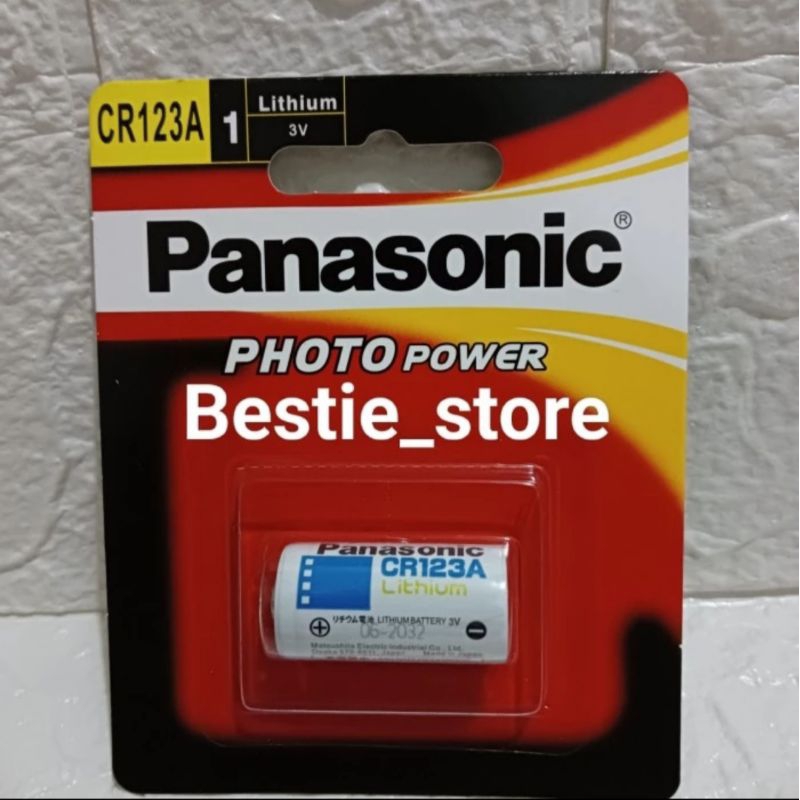 Baterai Lithium panasonic CR123A cr123 CR123 3V